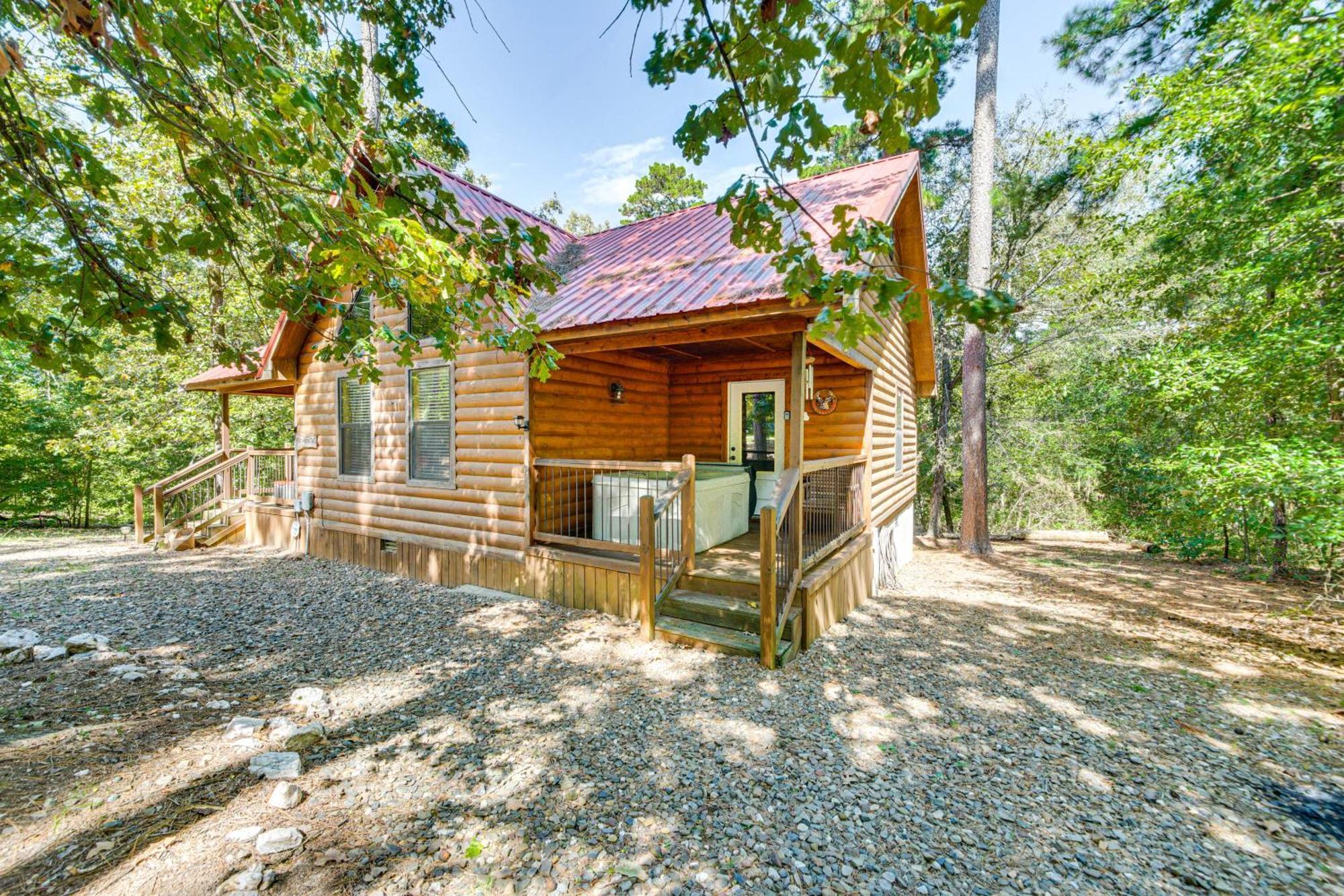 Broken Bow Rental Cabin With Hot Tub And Bar 외부 사진