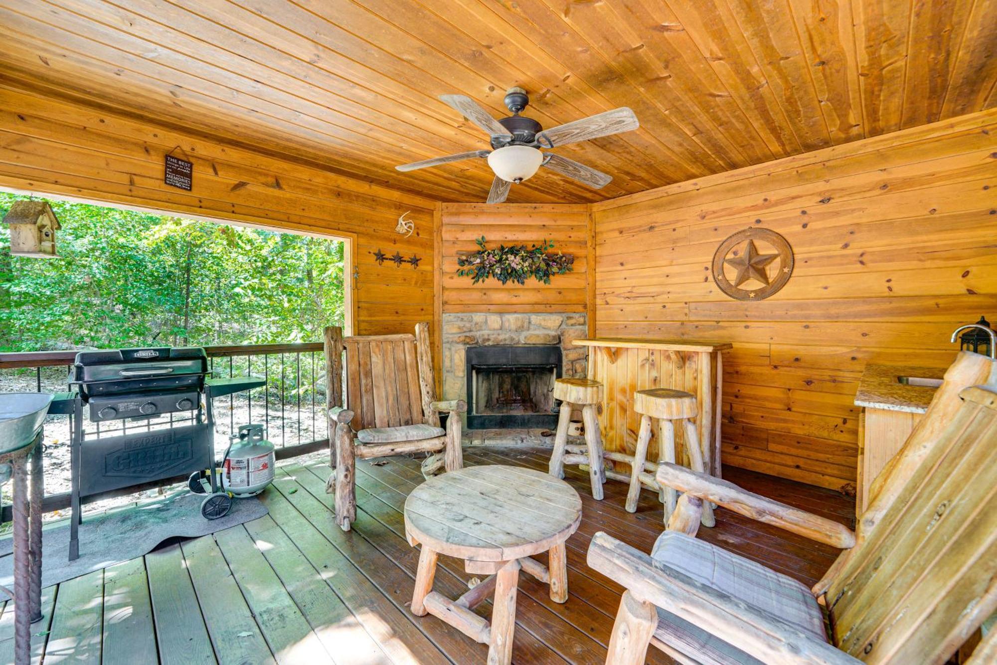 Broken Bow Rental Cabin With Hot Tub And Bar 외부 사진