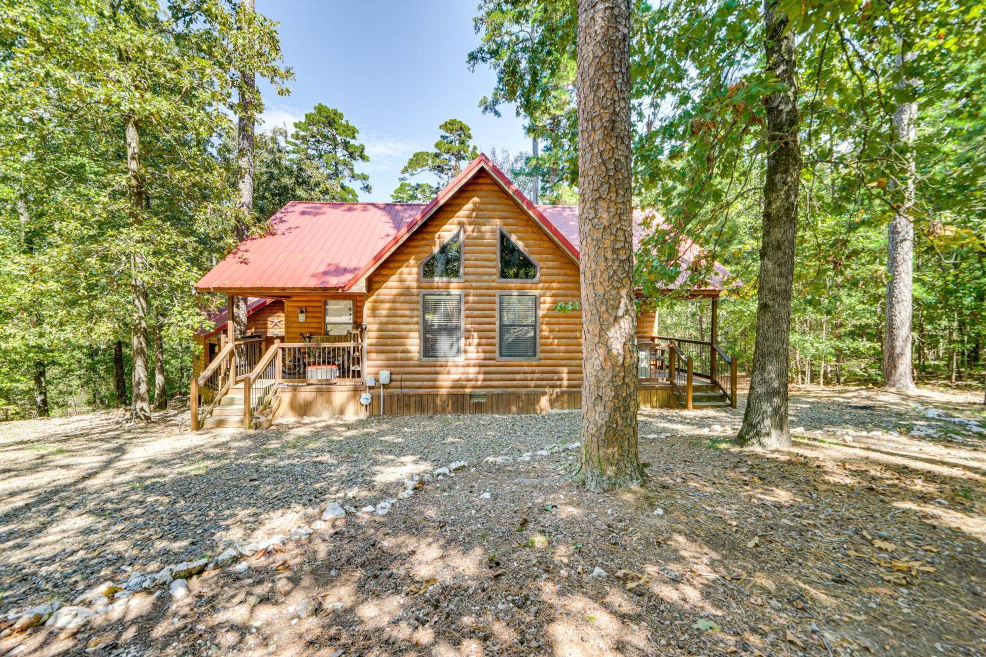 Broken Bow Rental Cabin With Hot Tub And Bar 외부 사진
