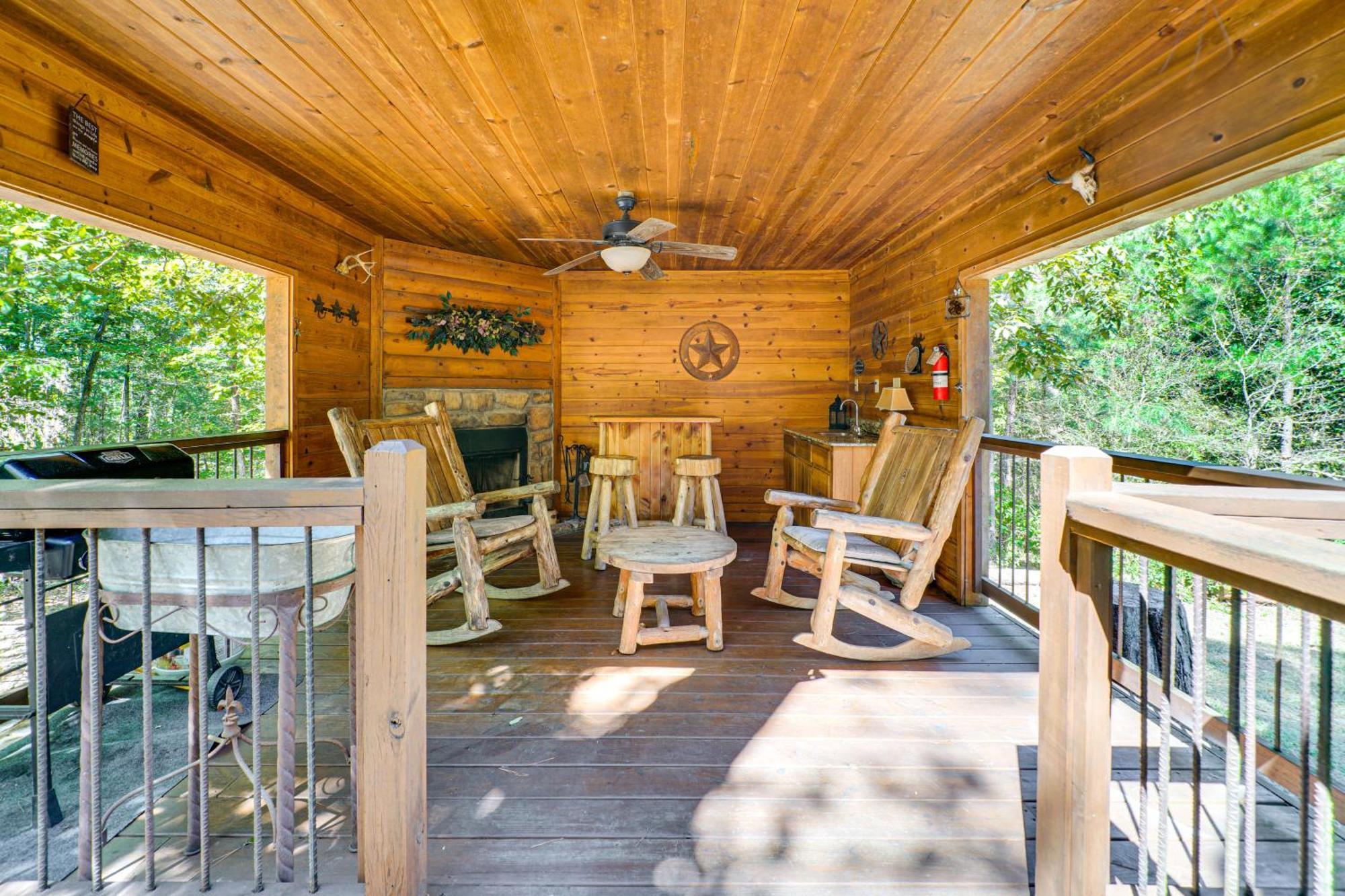 Broken Bow Rental Cabin With Hot Tub And Bar 외부 사진