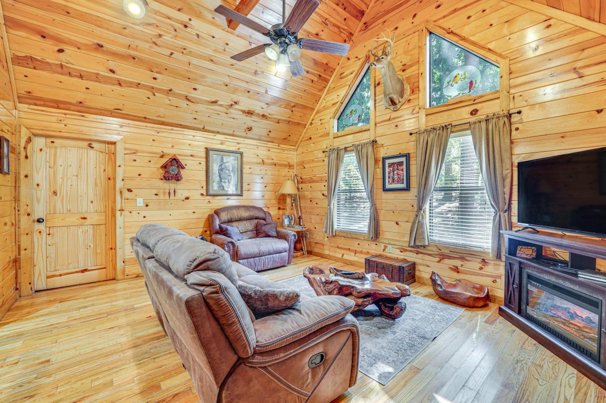 Broken Bow Rental Cabin With Hot Tub And Bar 외부 사진