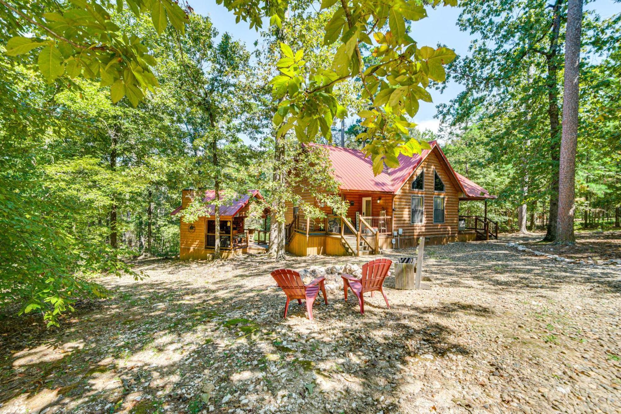 Broken Bow Rental Cabin With Hot Tub And Bar 외부 사진