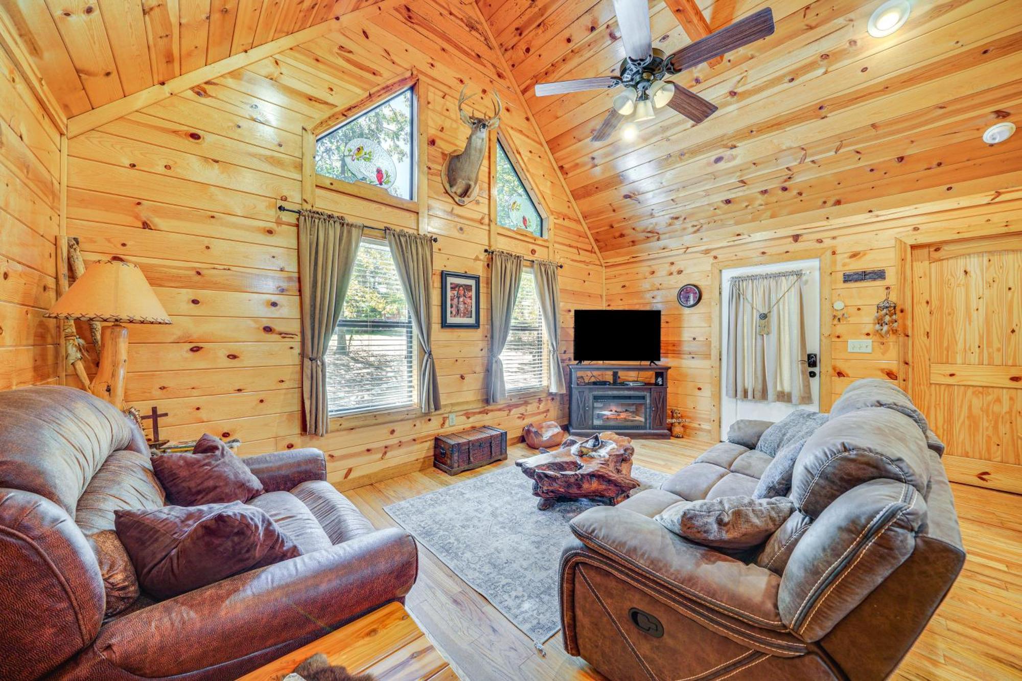 Broken Bow Rental Cabin With Hot Tub And Bar 외부 사진
