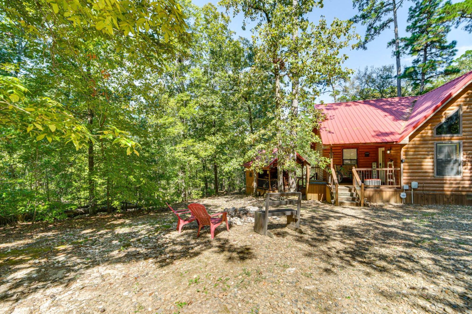 Broken Bow Rental Cabin With Hot Tub And Bar 외부 사진